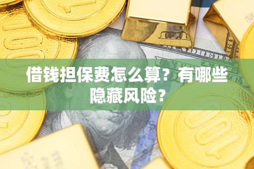 济南借钱担保费怎么算？有哪些隐藏风险？