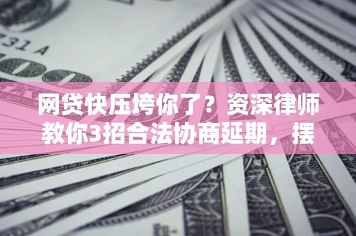 济南网贷快压垮你了？资深律师教你3招合法协商延期，摆脱暴力催收！