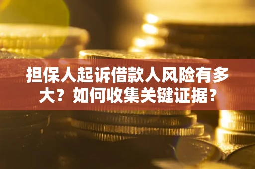 济南担保人起诉借款人风险有多大？如何收集关键证据？