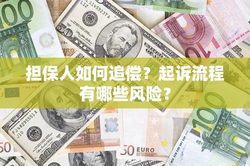 济南担保人如何追偿？起诉流程有哪些风险？