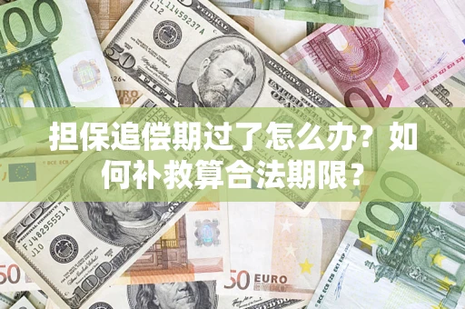 济南担保追偿期过了怎么办？如何补救算合法期限？