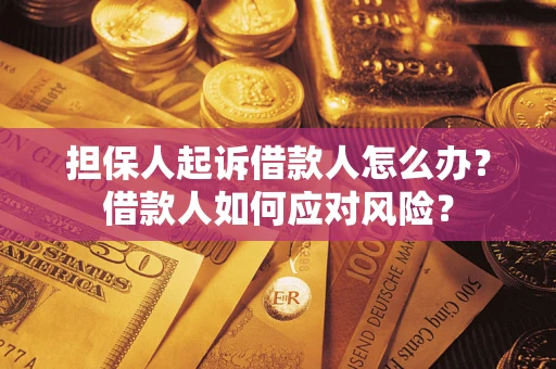 济南担保人起诉借款人怎么办？借款人如何应对风险？