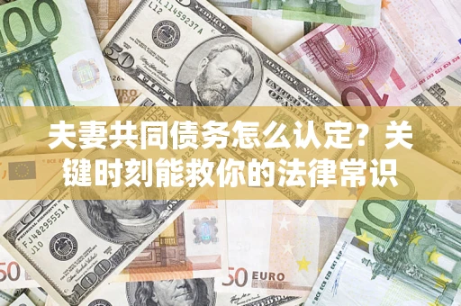 济南夫妻共同债务怎么认定？关键时刻能救你的法律常识